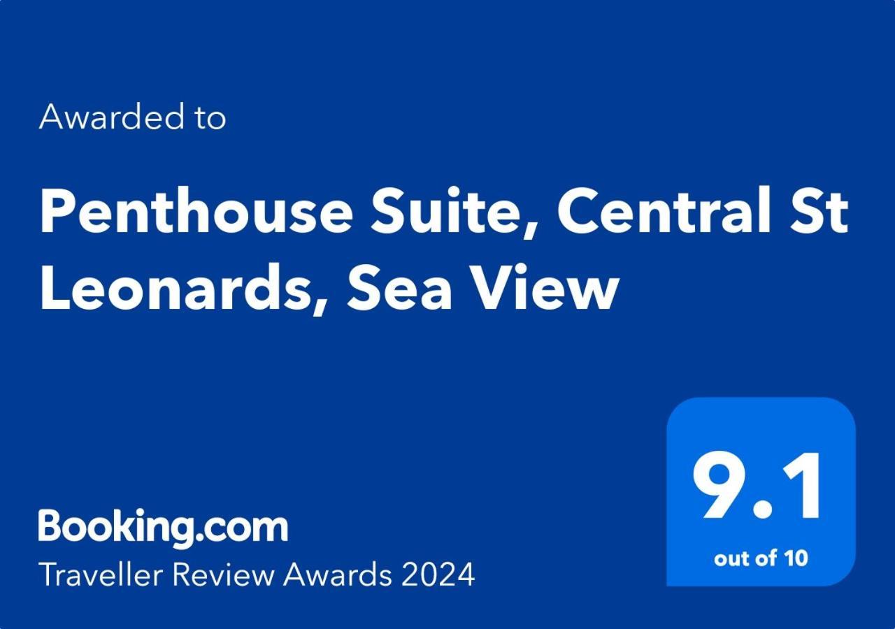 Penthouse Suite, Sea View, Close To Shops, Beach And Train St Leonards-on-Sea Extérieur photo